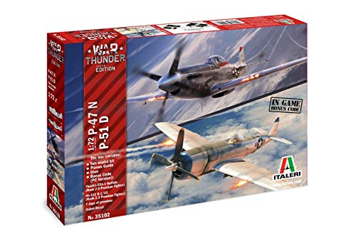 ITALERI 35102 - 1:72 P47N and P51D War Thunder Video GS , Modellbau, Bausatz, Standmodellbau, Basteln, Hobby, Kleben…