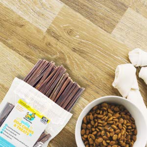 hotspot pets 6 Inch Beef Gullet Sticks for Dogs (10 Pack) | All Natural Esophagus Dog Chew Snacks | Hollow Jerky Treats Made from Grass Fed Cattle | Fantastic Alternative for Rawhide and Bully Sticks