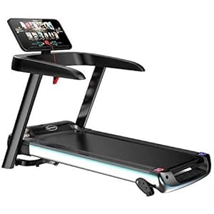 FYSY Treadmills for Home Folding with Incline Bluetooth Folding Treadmill Ultra-quiet Models Running Machine, Adjustable Speed Walking Running Exercise Fitness Machine fangkai77