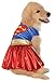 DC Comics Superheroes: Supergirl Pet Costume for for Dogs or Cats by Rubies, Large