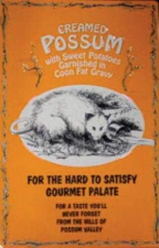 ghngfpiopio Tin sign wall decoration retro style Creamed Possum Tin Sign Personalized bar wall decoration plaque metal tin 20cmX30cm