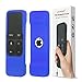 AKWOX Protective Case for Apple TV 4K / 4th 5th Gen Remote - Light Weight [Anti Slip] Shock Proof Silicone Cover with Lanyard (Dark Blue) -not for Series 6th Gen 2021