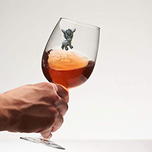 Barnyard Animal Wine Charms - Magnetic Glass Markers and Identifiers Set of 6 by Simply Charmed - Thumbnail 5