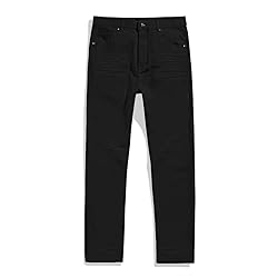 ETHANOL Mens Comfy Stretch Slim Fit Straight Casual
