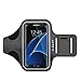 J&D Armband Compatible for Samsung Galaxy S10/S10e/S9/S8/S7/S7 Edge/iPhone X/Xs/8/7/6S/6 Armband, Sports Running Armband with Key Holder Slot Earphone Connection