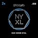 D'Addario NYXL Plain Steel Guitar Strings, .020, 2 singles per pack