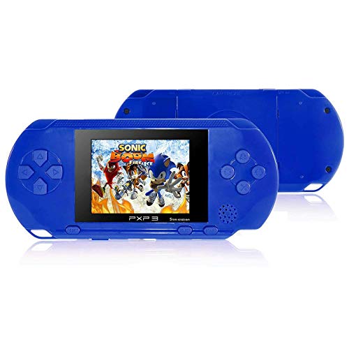 RONSHIN PXP3 Portable Handheld Built-in Video Game Gaming Console Player Retro Games Light Blue - Thumbnail 5