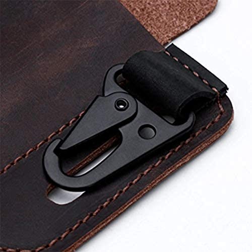 Genuine Leather EDC Belt Loop Waist Multitool Sheath, EDC Pocket
