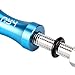 HSU Aluminum Thumbscrew Set + Wrench for Gopro Hero 13, 12, 11, 10, 9, 8, 7, 6, 5, 4, 3, Gopro Session, AKASO Campark and Other Action Cameras (Blue)
