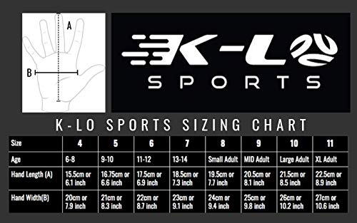 K-LO Sports Savage Blackout Goalie Glove (Black and Red, 6) - Thumbnail 4