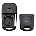 NEVERLAND 3 Buttons Remote Flip Entry Key Fob Case Shell Uncut Blank Blade for KIA Soul 2010-2011 2012 2013