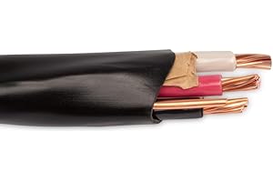 Wirenco 6/3 NM-B, Non-Metallic, Sheathed Cable, Residential Indoor Wire, Equivalent to Romex (75Ft Cut)