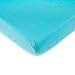 SheetWorld Fitted 100% Cotton Jersey Pack N Play Sheet Fits Graco Square Play Yard 36 x 36, Solid Aqua, Made in USA