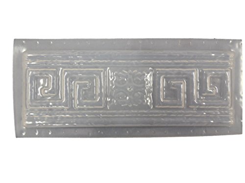 Greek Key Design Border Plastic Craft Mold use Concret or Cement to Make into Tiles or Trims 6003