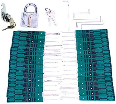 Cabinet Lock+1pcs of Acrylic Material Lock with 32pcs of Tools