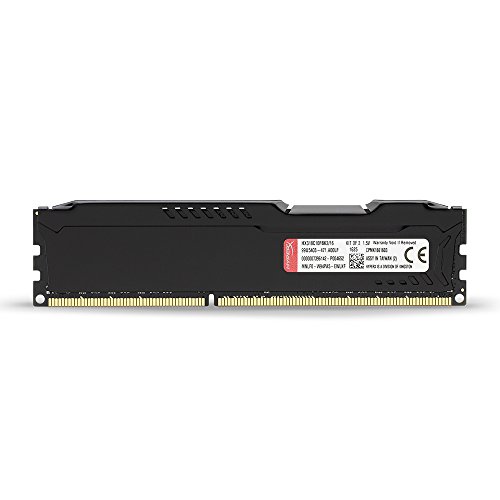 Kingston HyperX FURY 16GB Kit (2x8GB) 1866MHz DDR3 CL10 DIMM - Black (HX318C10FBK2/16) - HyperX