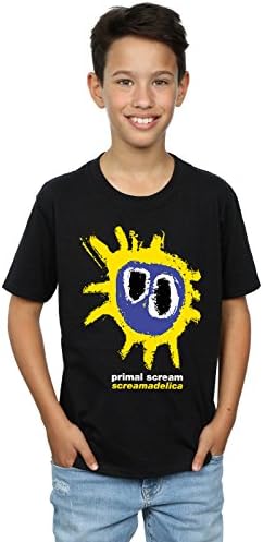 Primal Scream Boys Screamadelica Logo T-Shirt 9-11 Years Black