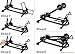 BikeHand Bicycle Floor Parking Rack Stand - for Mountain MTB & Road or Fat Bikes Indoor Outdoor Garage Storage - Max Tire Width 5