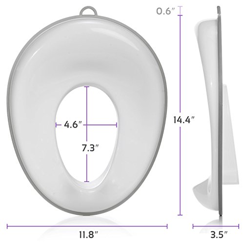 image for Potty Training Seat - Toddler Toilet Seat for Boys and Girls - Portabl