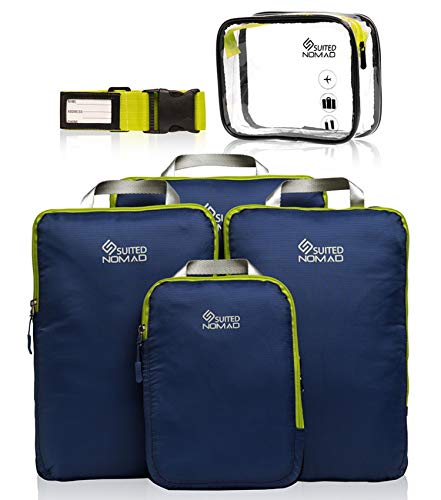 SUITEDNOMAD Compression Packing Cubes Set,Ultralight Travel Organizer Bags - Thumbnail 7