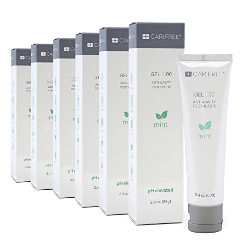 CariFree Gel 1100 (Mint) AntiCavity Toothpaste Cavity Prevention Freshens Breath and