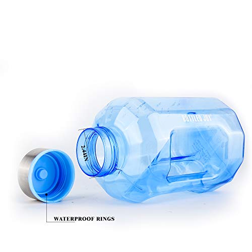 BOTTLED JOY Water Jug 75oz Water Bottle 2.2L Large Water Bottle Clear