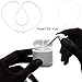 VIMVIP Silicone Strap Compatible for AirPods iPhone 7 / iPhone 7 Plus Air Pods Sport Wire Cable Connector Silicone Strap Compatible for Airpods (2 Pack)