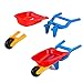JOYIN Toy Beach Sand Toy Set Including Wheelbarrow, Models and Molds, Bucket, Shovels and Rakes in Reusable Zippered Bag
