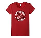 Womens Sacramento California T Shirt Vintage Emblem Souvenirs Small Cranberry