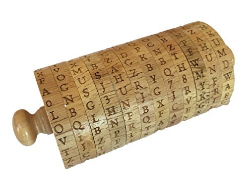Genuine Cipher Wheel Spy Decoder Educational Historical Replica to Encrypt and Decode Secret Messages and Passwords for a Detective or Spy