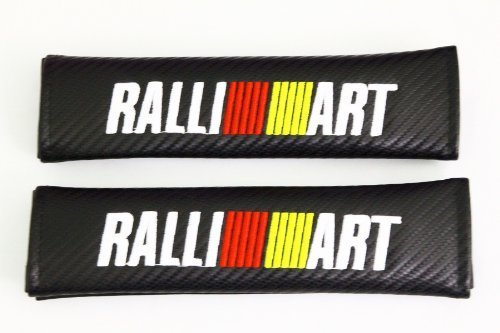 Click Here to See More Images Spec-R Ralliart Carbon Fiber Seat Belt Cover Shoulder Pad Cushion - 1 pair