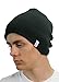 Coal Men's The Frena Solid Fine Knit Beanie Hat, Black, One Size