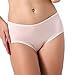 TEERFU 5Pack Womens Brief Soft Underwear Breathable Panties 5Colors X-Large