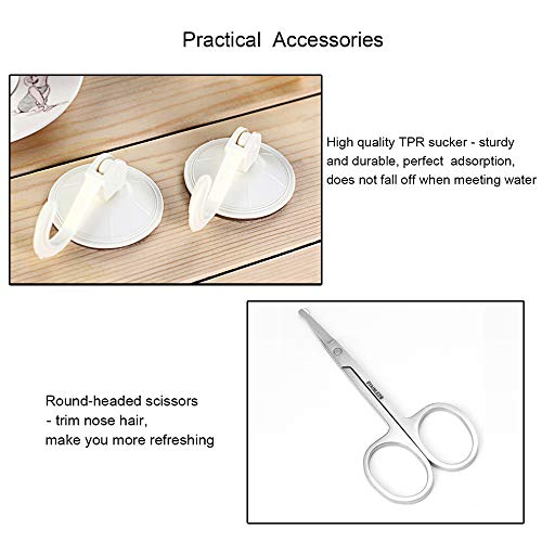 image for 1DOT2 Professional Beard Shaving Apron and bib Hair Clippings Catcher 