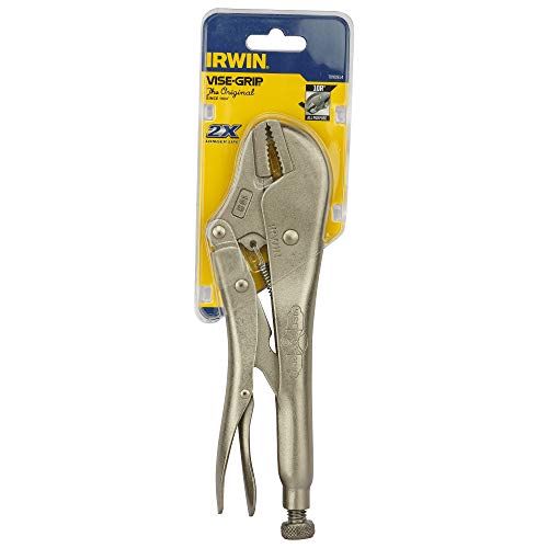 IRWIN VISEGRIP Original Locking Pliers, Straight Jaw, 10inch (102L3