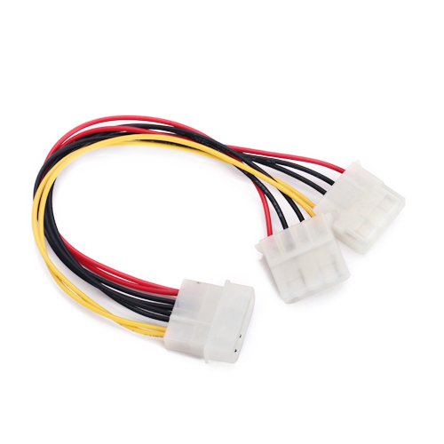 Computer Molex 4 Pin Power Supply Y Splitter Cable - //coolthings.us