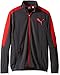 PUMA Men's Contrast Jacket, Asphalt Red, Large