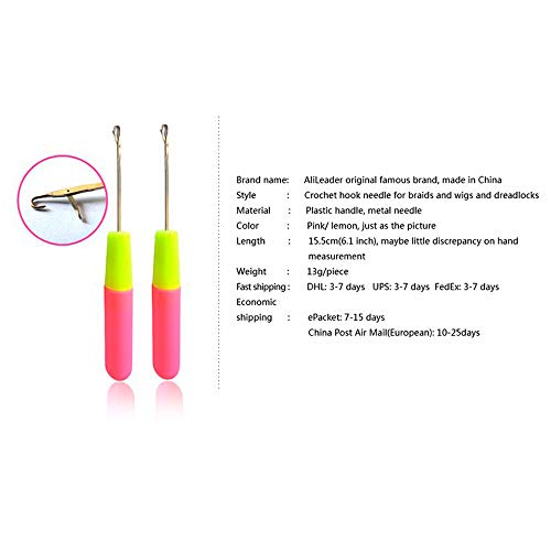 2 crochet+braid+hair+needle+pieces