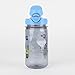 Nalgene 12oz OTF Kids, Squares (Gray w/ Blue Cap) - 2 Count