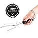 Premium Rotating Marshmallow Roasting Sticks | Long 34 Inch Telescoping Stainless Steel Forks | Set of 5 | Kids Safe | S'mores Skewers for Fire Pits, Campfires, and Bonfires | 100% Satisfaction