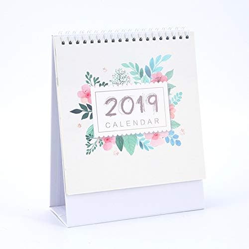 2019 Cartoon Pattern Calendar Daily Monthly Planner Desktop Calendar