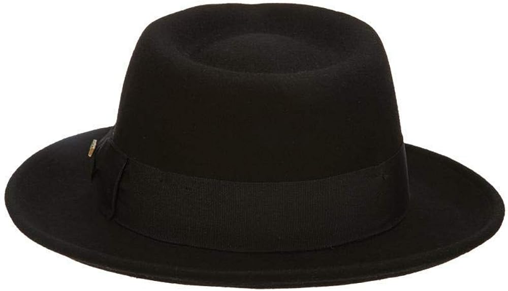 Scala Classico Men's Crushable Wool Felt Fedora at  Men’s Clothing store