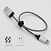 Cambond Short iPhone 8 8 Plus 7 7 Plus 6 6s 5 5s 5c Charger Lightning Cable Charger Cord 1ft - Silver