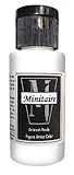 Badger Air-Brush Company, 2 Ounce Bottle Minitaire Airbrush  Ready, Water Based Acrylic Paint, Snow White