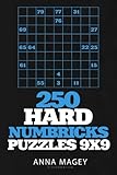 250 Hard Numbricks puzzles 9x9 (Volume 4) by Anna Magey
