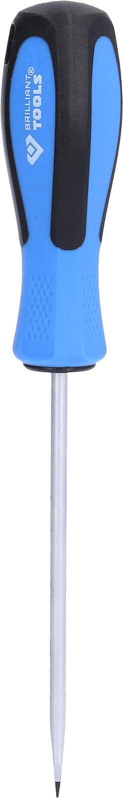 BRILLIANT TOOLS BT031002 Screwdriver Slotted 4.0 x 100 mm [Powered by KS Tools] — image 1