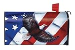 Patriotic Eagle Magnetic Mailbox Cover 4th of July Holiday Briarwood Lane