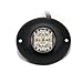 Abrams SAE Class-1 Impact 6 (White/White) 18W - 6 LED Emergency Vehicle Truck LED Hideaway Surface Mount Strobe Warning Light