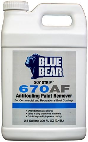 BLUE BEAR 670AF Anti-Fouling Paint Remover 2.5 Gallon