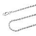 925 Sterling Silver 2MM Rope Chain Lobster Claw Clasp 30 Inch